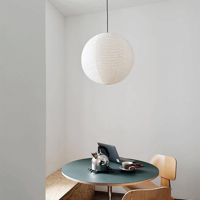 Lampadario Moderno in Carta Giapponese e Bambù – Illuminazione Zen Elegante per Ambienti Tranquilli 6
