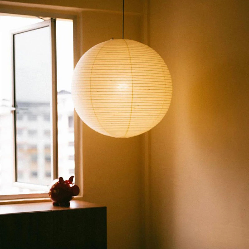 Lampadario Moderno in Carta Giapponese e Bambù – Illuminazione Zen Elegante per Ambienti Tranquilli 8