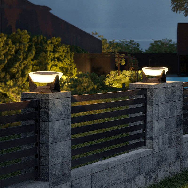 Outdoor Solar Lawn Lamp with Motion Detection, Waterproof Adjustable Height Garden Light, LED Illumination 1