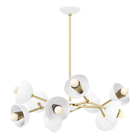 30 Colorful Alegria Chandelier – Modern Brass and Aluminum Design for Elegant Home Interiors 0