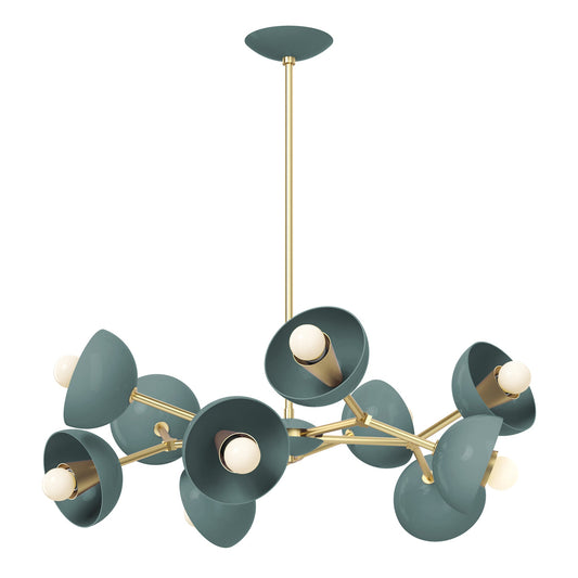 30 Colorful Alegria Chandelier – Modern Brass and Aluminum Design for Elegant Home Interiors 1