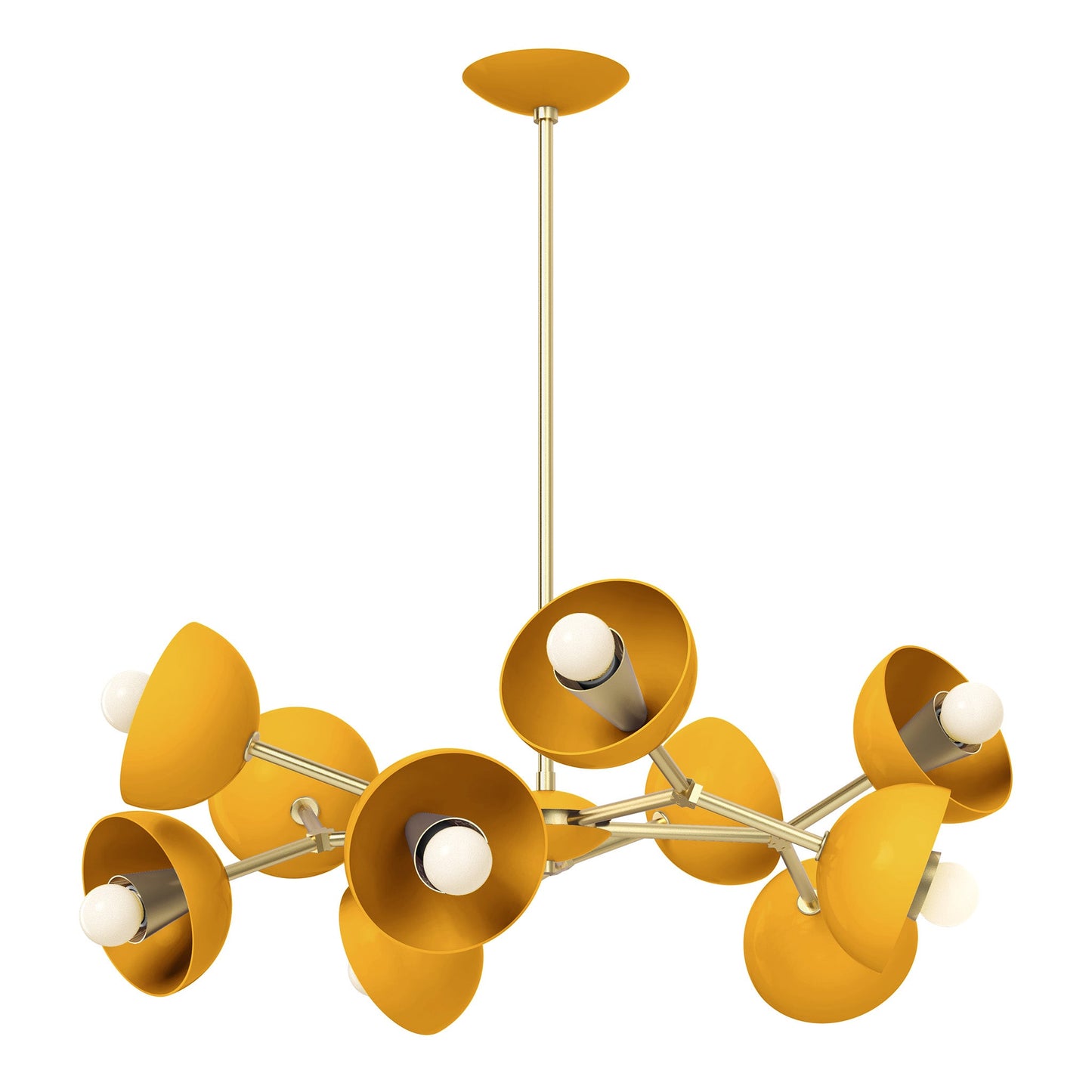 30 Colorful Alegria Chandelier – Modern Brass and Aluminum Design for Elegant Home Interiors 11