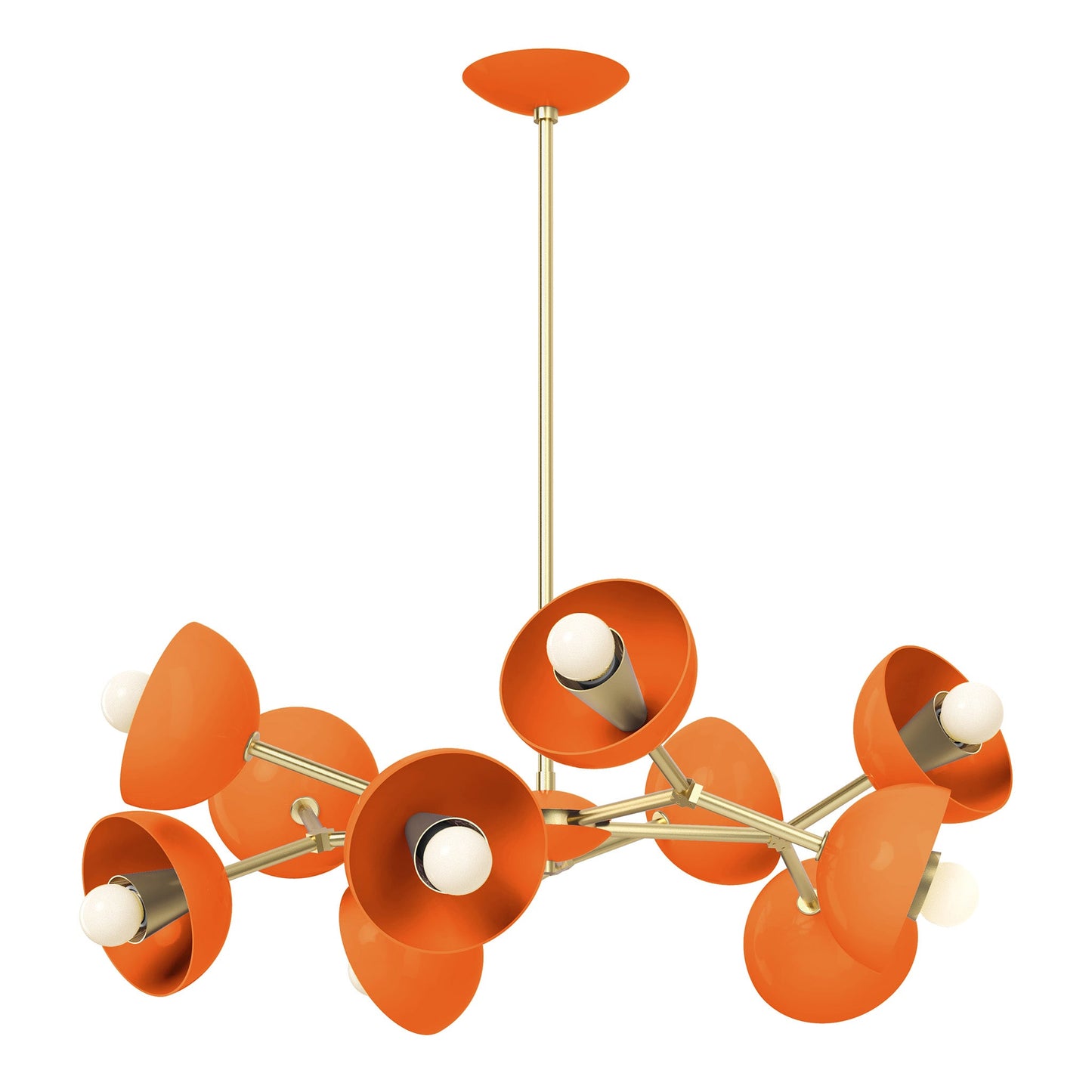 30 Colorful Alegria Chandelier – Modern Brass and Aluminum Design for Elegant Home Interiors 19