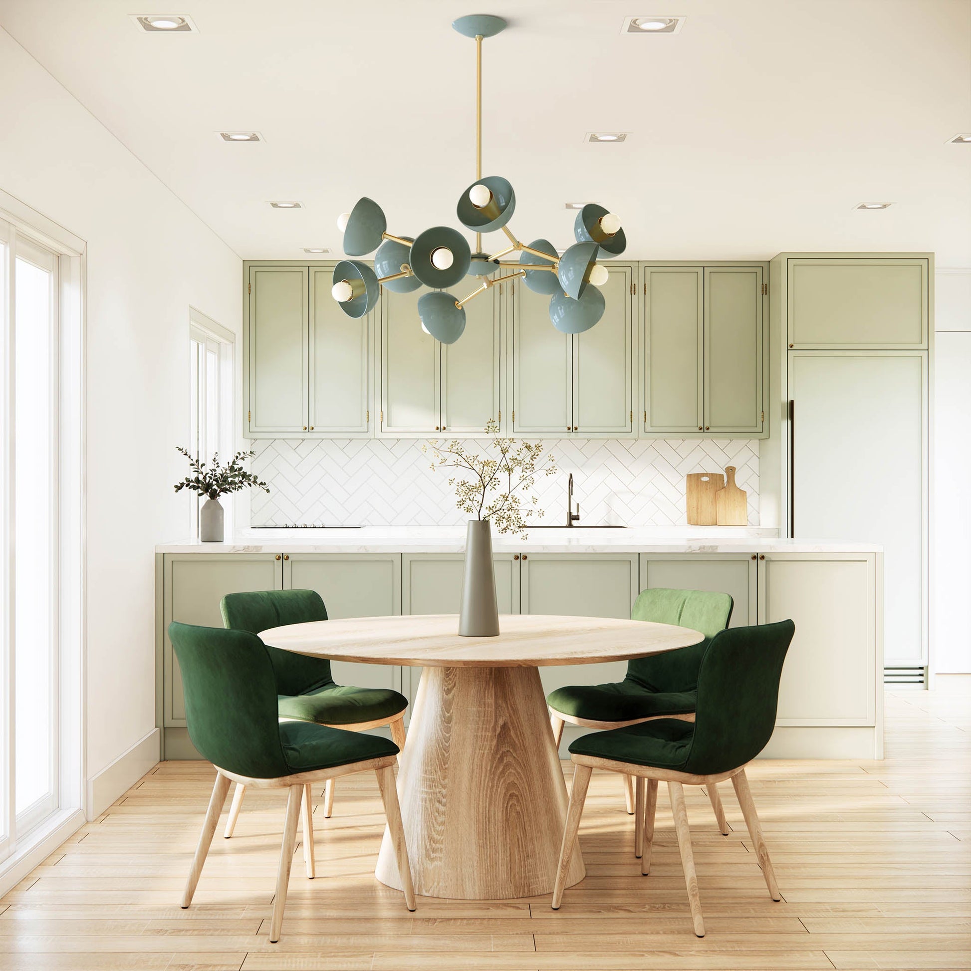 30 Colorful Alegria Chandelier – Modern Brass and Aluminum Design for Elegant Home Interiors 2