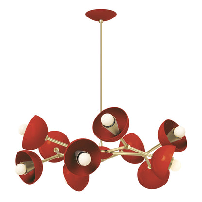 30 Colorful Alegria Chandelier – Modern Brass and Aluminum Design for Elegant Home Interiors 26