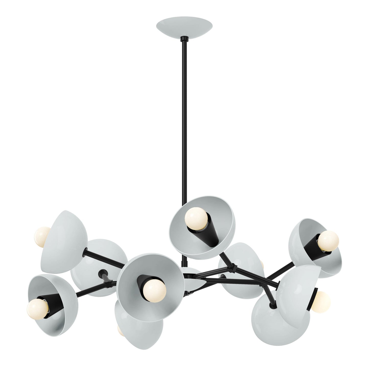 30 Colorful Alegria Chandelier – Modern Brass and Aluminum Design for Elegant Home Interiors 27