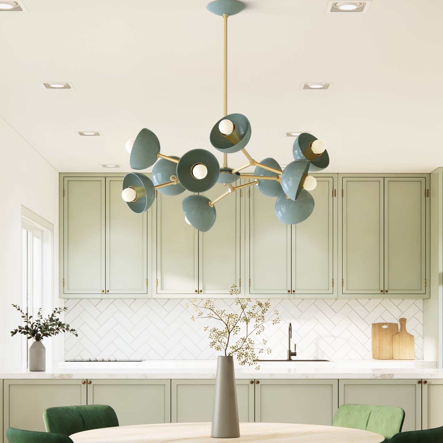 30 Colorful Alegria Chandelier – Modern Brass and Aluminum Design for Elegant Home Interiors 4