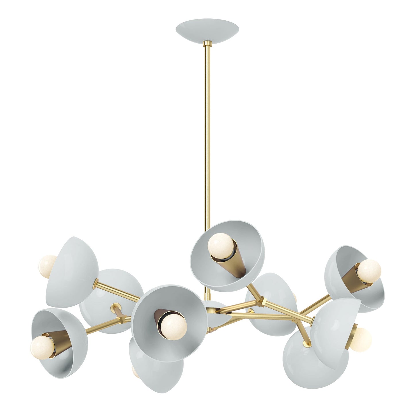 30 Colorful Alegria Chandelier – Modern Brass and Aluminum Design for Elegant Home Interiors 8