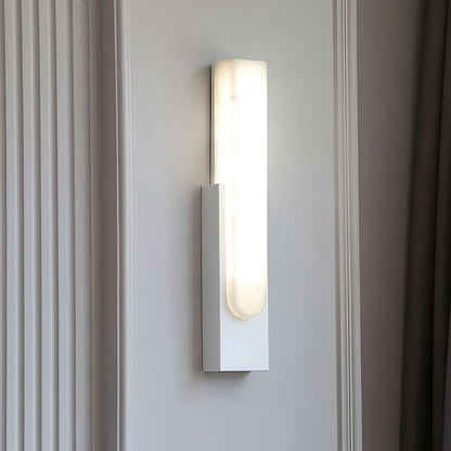 Modern Wall Sconce – Elegant Lighting Fixture for Home Decor, 50 cm Height, 10 cm Diameter, Metal and Glass Construction 5