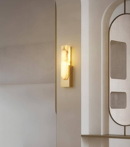 Modern Wall Sconce – Elegant Lighting Fixture for Home Decor, 50 cm Height, 10 cm Diameter, Metal and Glass Construction 6