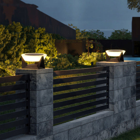 Outdoor Solar Lawn Lamp with Motion Detection, Waterproof Adjustable Height Garden Light, LED Illumination 1